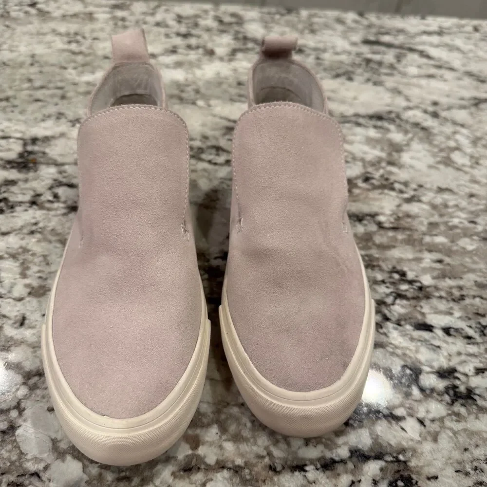 SeaVees Huntington Middie Sneakers Womens‎ 9 Mauve Suede Slip On Mid Top Shoes